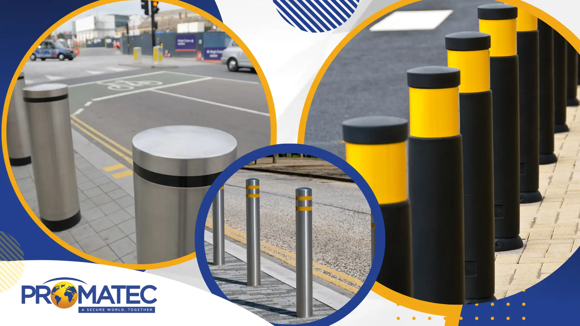 Automatic Bollards for speed barriers